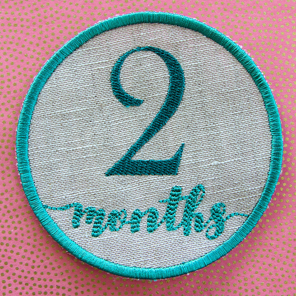 First Year Milestone Marker - Two Months (In-the-Hoop)