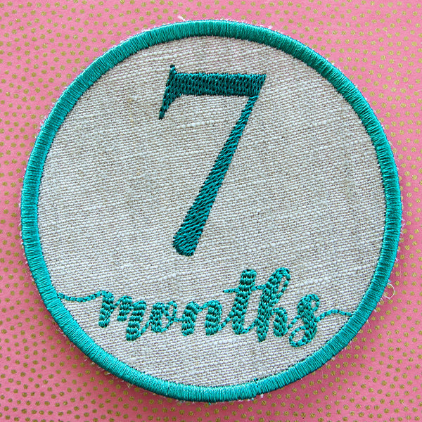 First Year Milestone Marker - Seven Months (In-the-Hoop)