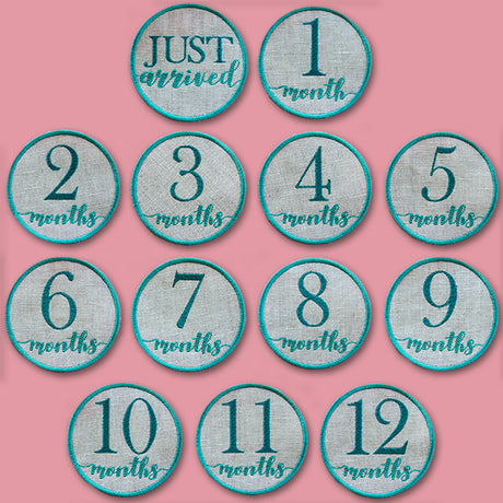 First Year Milestone Marker - Seven Months (In-the-Hoop)