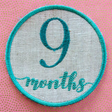 First Year Milestone Marker - Nine Months (In-the-Hoop)