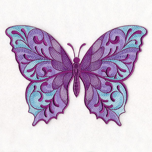 Butterfly & Flowers Pillow Pair