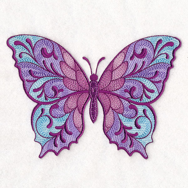 Butterfly & Flowers Pillow Pair