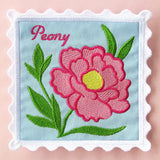 Lace Edge Flower Stamp Coaster - Peony (In-the-Hoop)