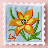 Lace Edge Flower Stamp Coaster - Lily (In-the-Hoop)