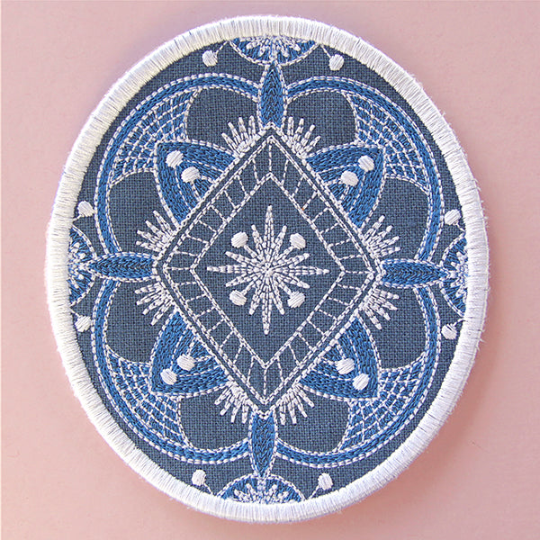 Kaleidoscope Easter Egg Coaster 2 (In-the-Hoop)