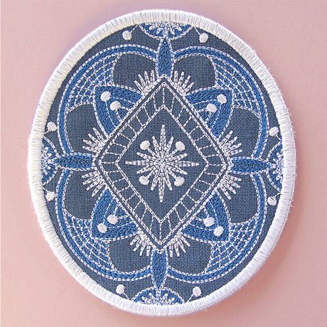 Kaleidoscope Easter Egg Coaster 2 (In-the-Hoop)