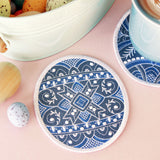 Kaleidoscope Easter Egg Coaster 3 (In-the-Hoop)