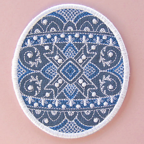 Kaleidoscope Easter Egg Coaster 3 (In-the-Hoop)