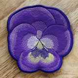 Bloom Coaster - Pansy (In-the-Hoop)