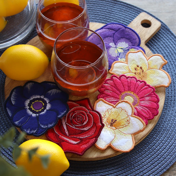 Bloom Coaster - Pansy (In-the-Hoop)