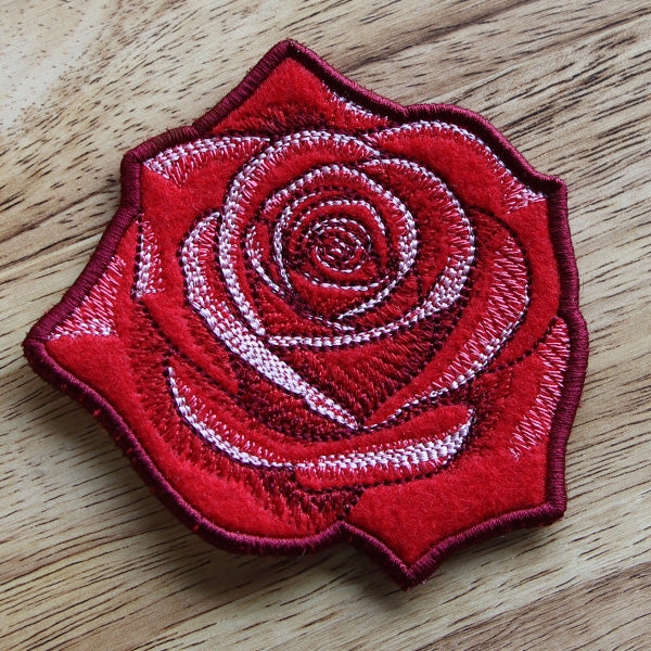 Bloom Coaster - Rose (In-the-Hoop)
