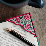 Rose Garden Corner Bookmark (In-the-Hoop)