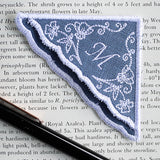 Delicate Floral Corner Bookmark (In-the-Hoop)