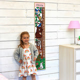 Woodland Animals Growth Chart (Applique)