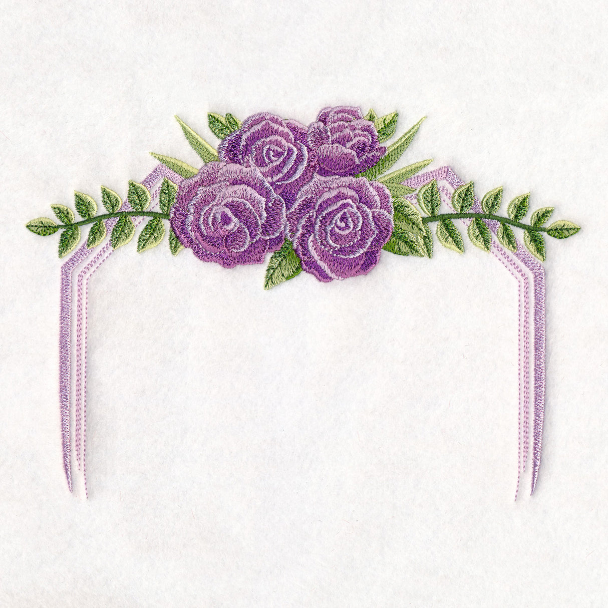 Rose Bud Monogram Frame Set