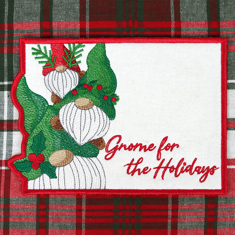Jolly Gnome Stack Mug Rug (In-the-Hoop)