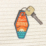 Hello Summer Keychain (In-the-Hoop)