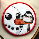 Sweet Peeking Snowman with Chickadee Coaster (In-the-Hoop)