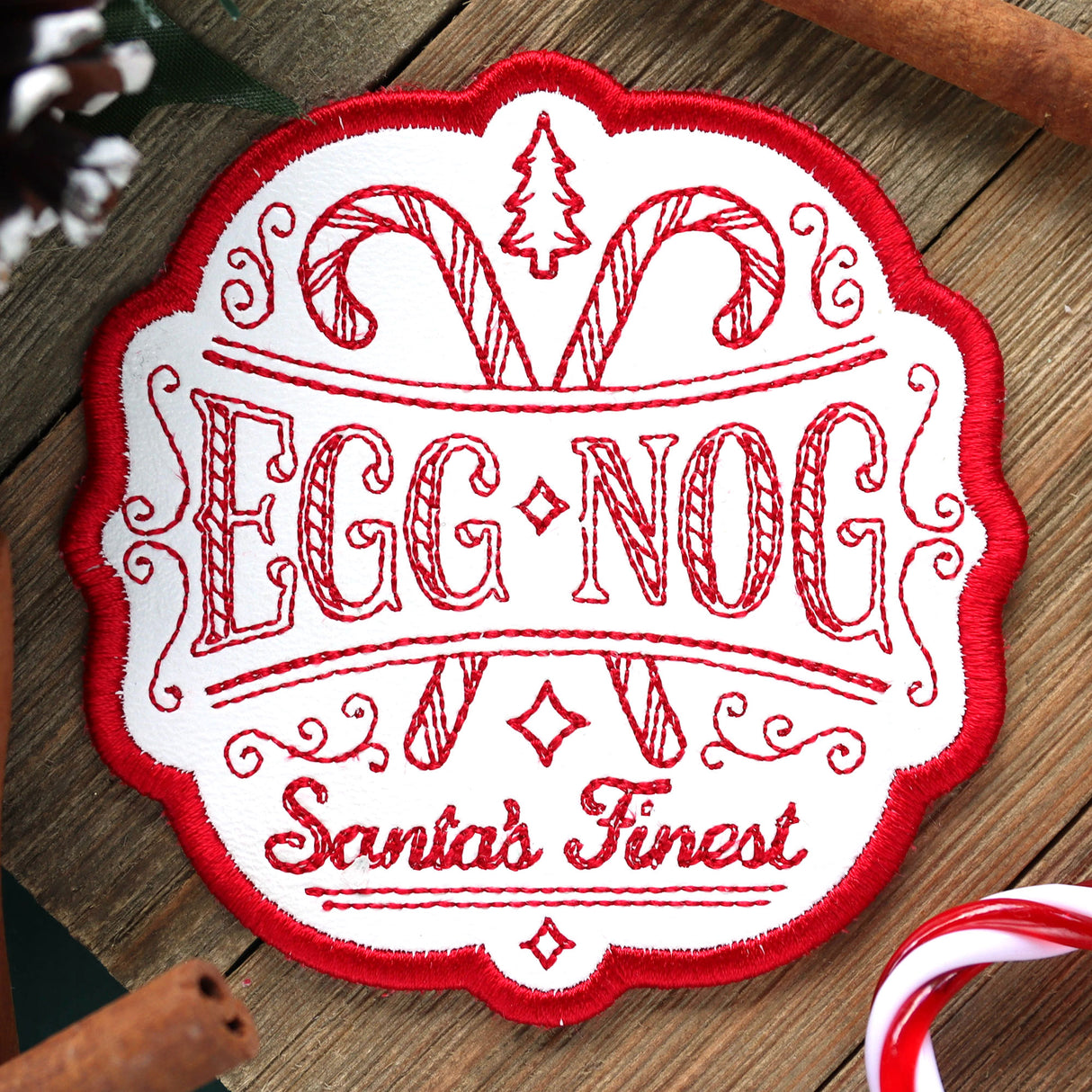 Christmas Market Coaster - Eggnog