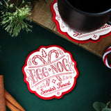 Christmas Market Coaster - Eggnog