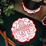 Christmas Market Coaster - Gingerbread Latte