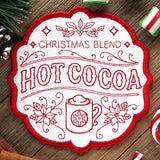 Christmas Market Coaster - Hot Cocoa