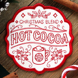 Christmas Market Coaster - Hot Cocoa