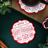 Christmas Market Coaster - Hot Cocoa