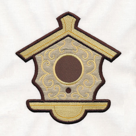 Birdhouse Pillow Set (Applique)