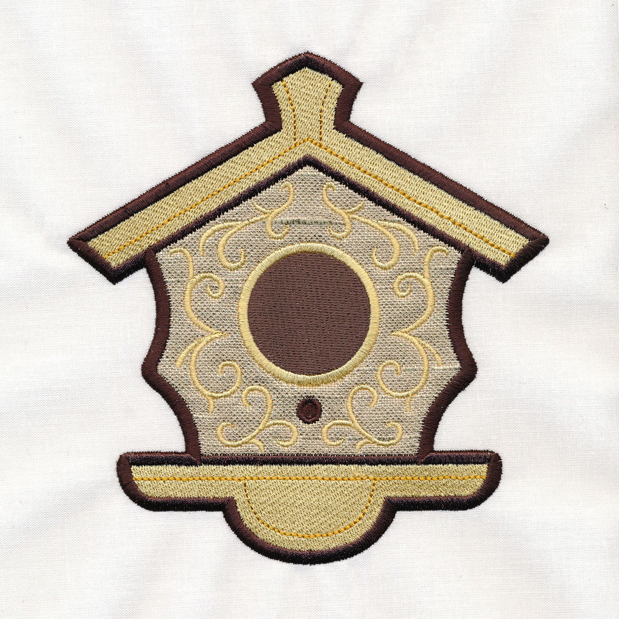 Birdhouse Pillow Set (Applique)