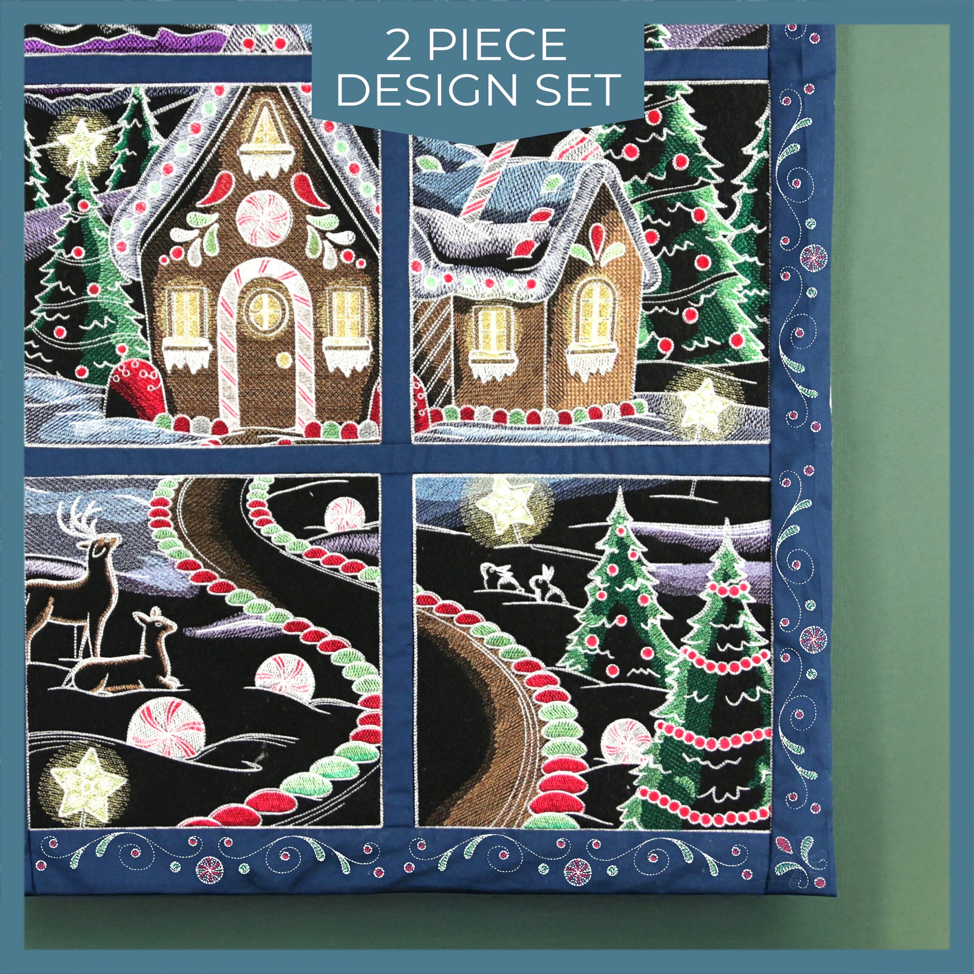 Peppermint Swirls Frame