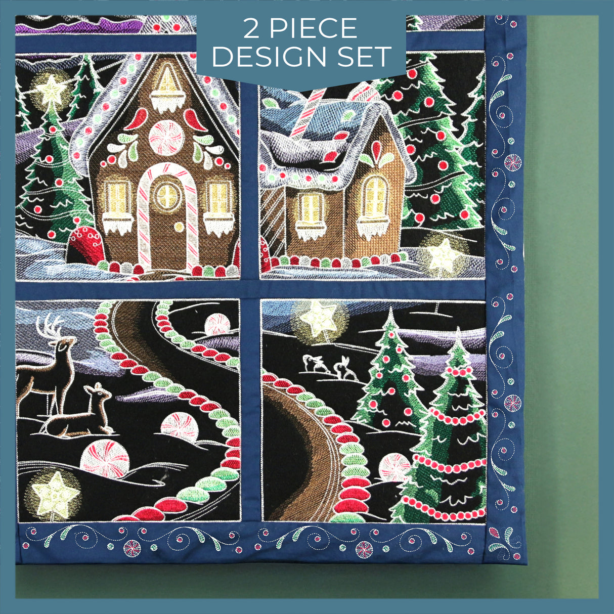 Peppermint Swirls Frame