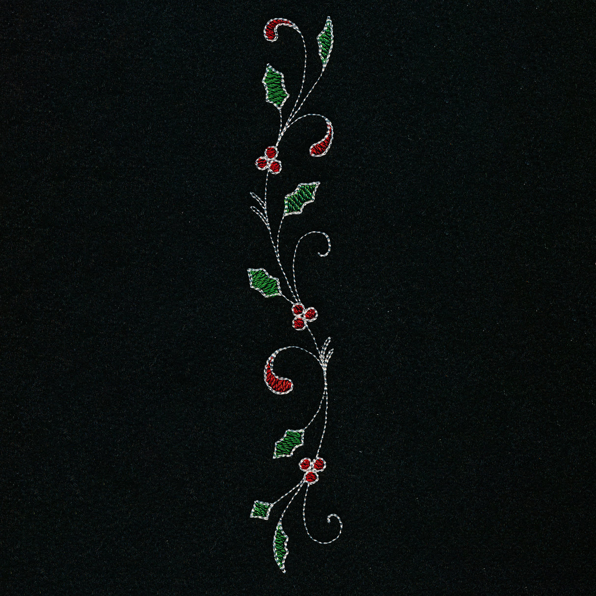 Holly & Swirls Christmas Frame