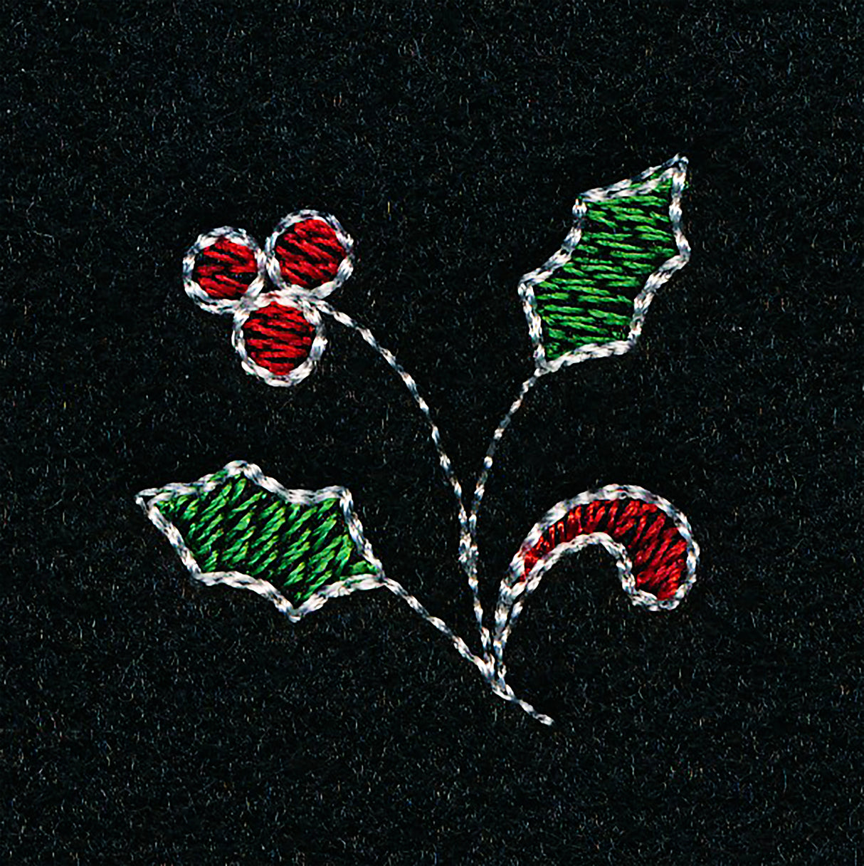 Holly & Swirls Christmas Frame