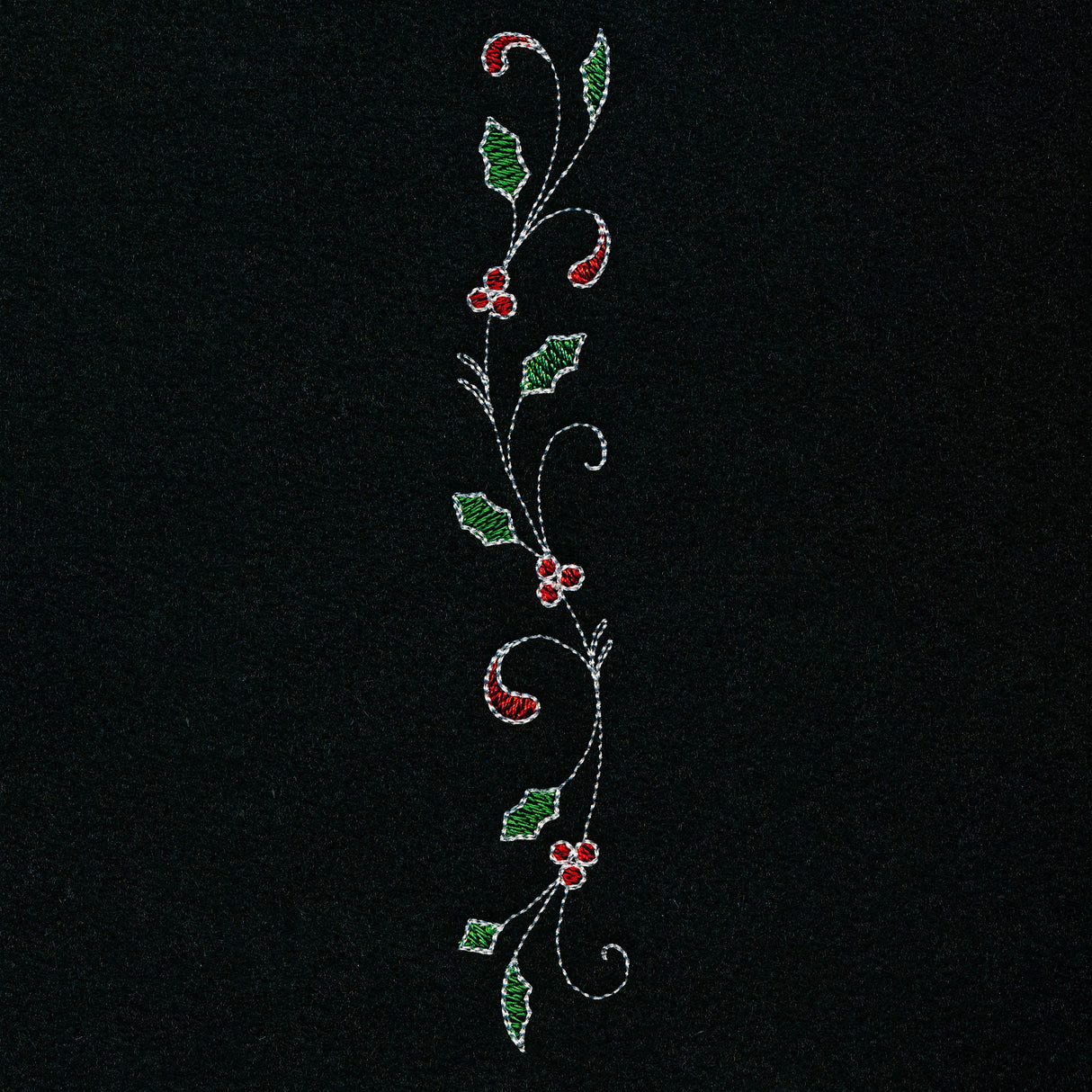 Holly & Swirls Christmas Frame