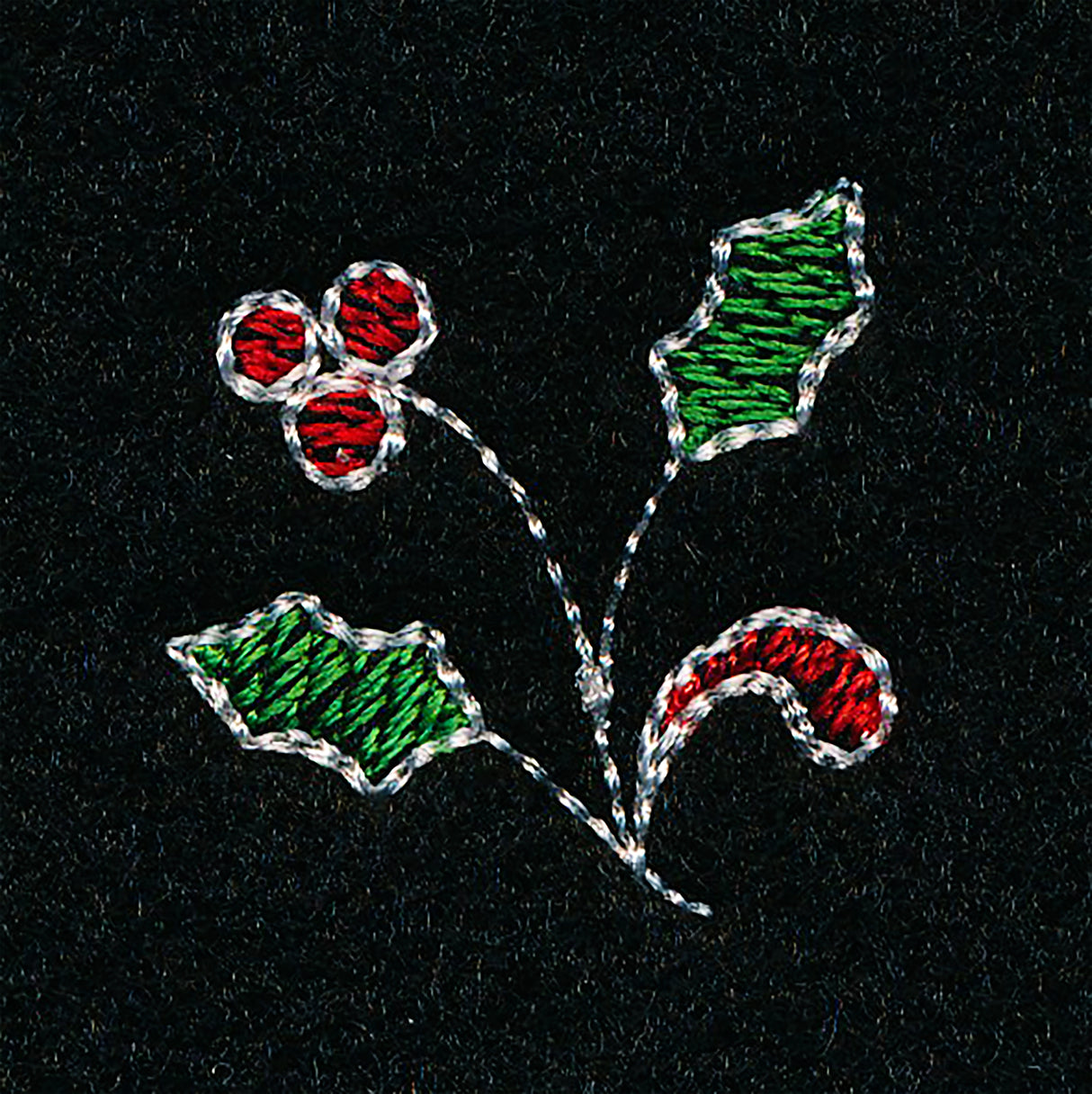 Holly & Swirls Christmas Frame