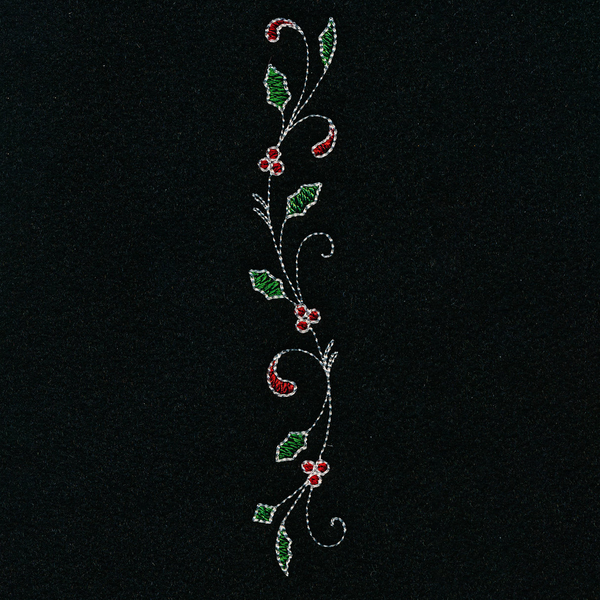 Holly & Swirls Christmas Frame