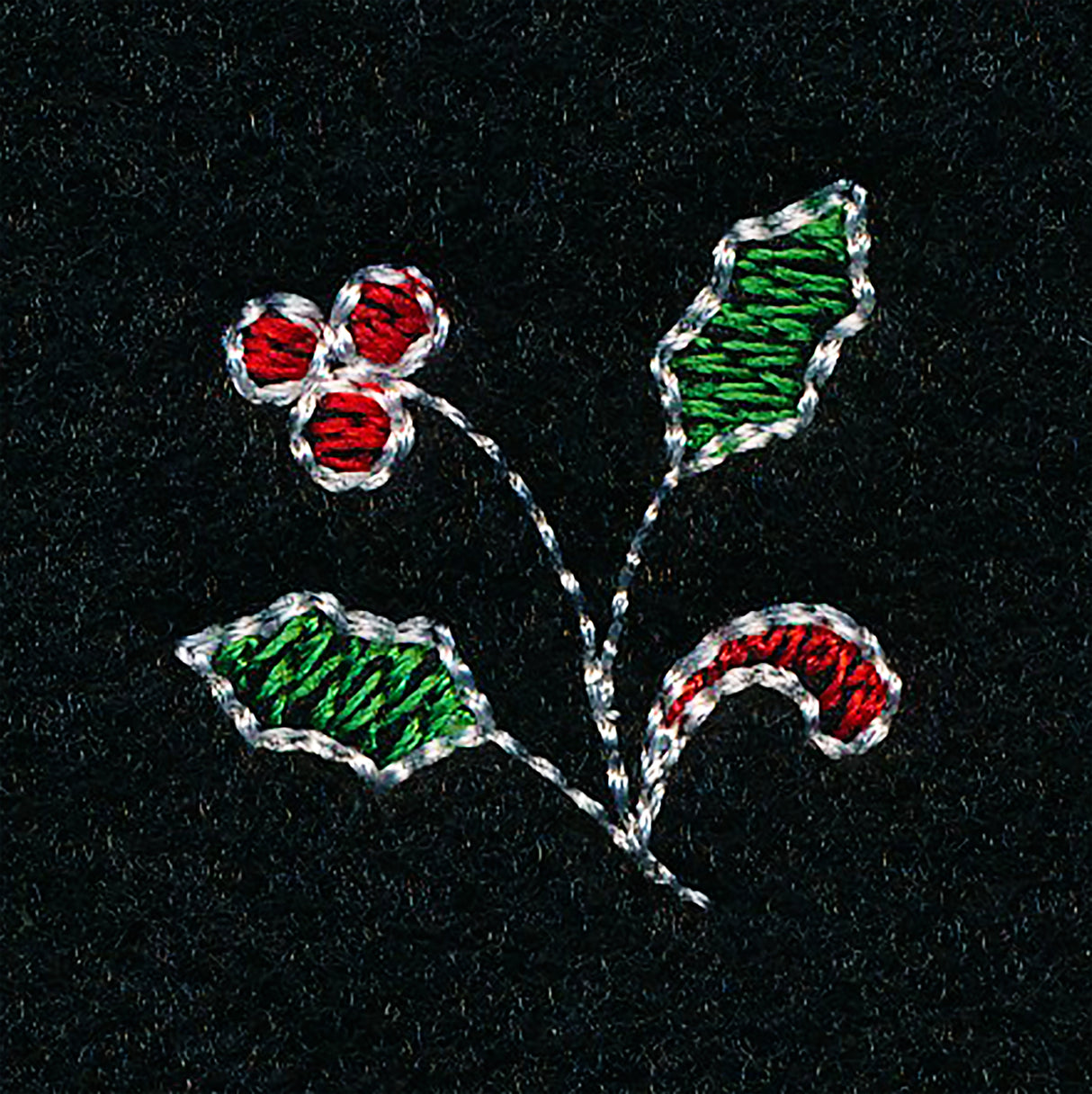 Holly & Swirls Christmas Frame