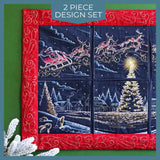 Celestial Christmas Swirls Frame