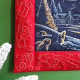 Celestial Christmas Swirls Frame