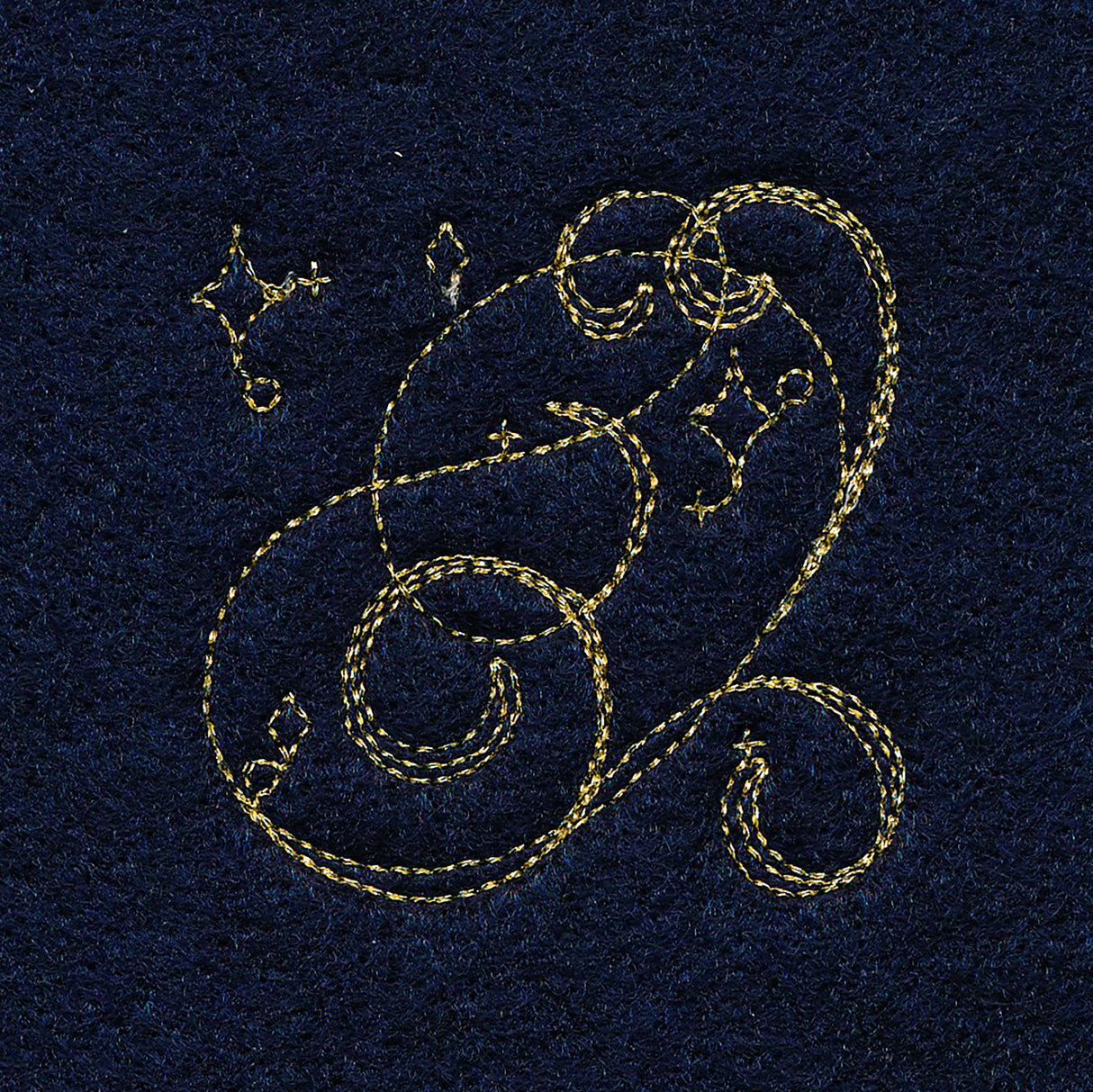 Celestial Christmas Swirls Frame