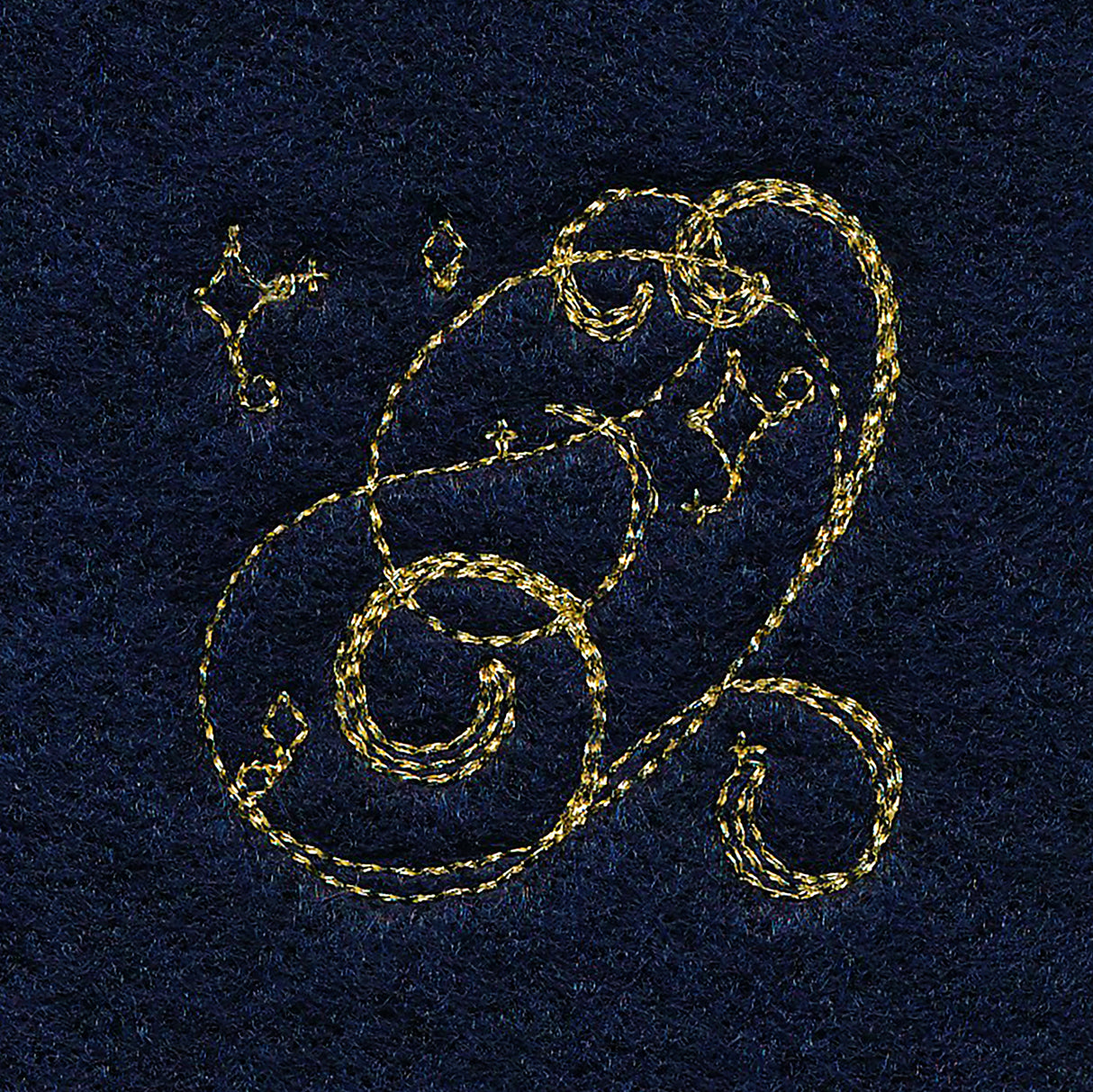 Celestial Christmas Swirls Frame