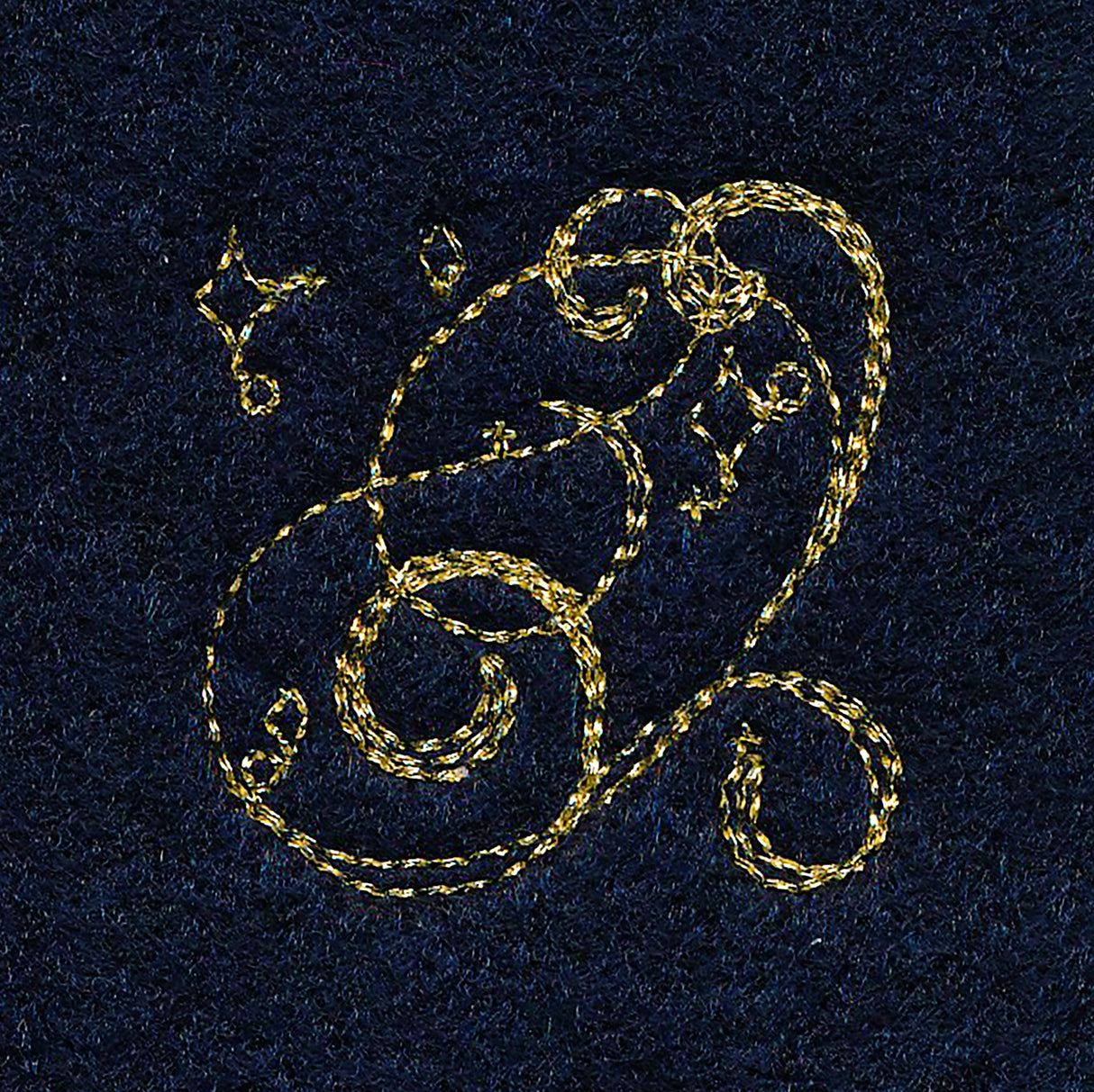 Celestial Christmas Swirls Frame