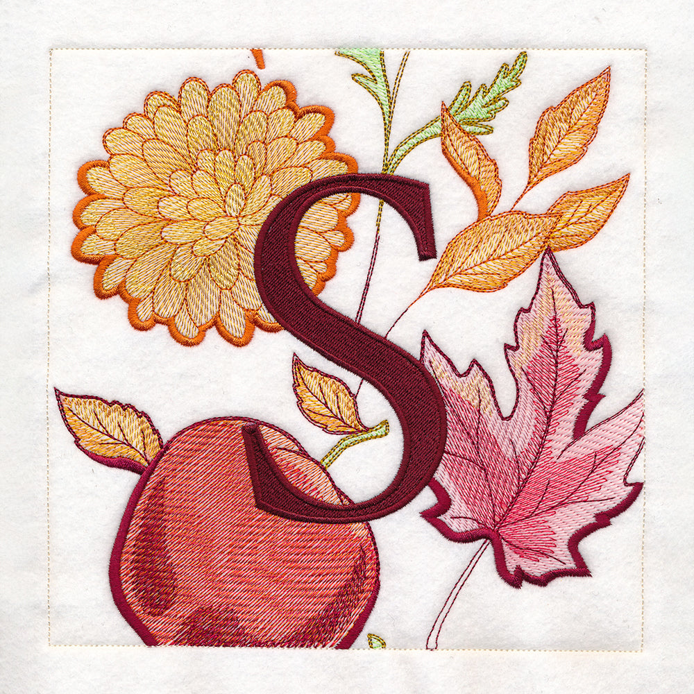 Multi-Piece Floral Harvest Sign