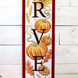 Multi-Piece Floral Harvest Sign