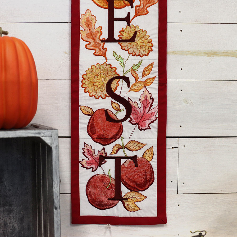 Multi-Piece Floral Harvest Sign