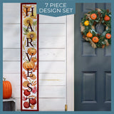 Multi-Piece Floral Harvest Sign