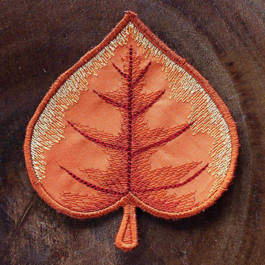 Autumn Aspen Leaf Coaster (In-the-Hoop)