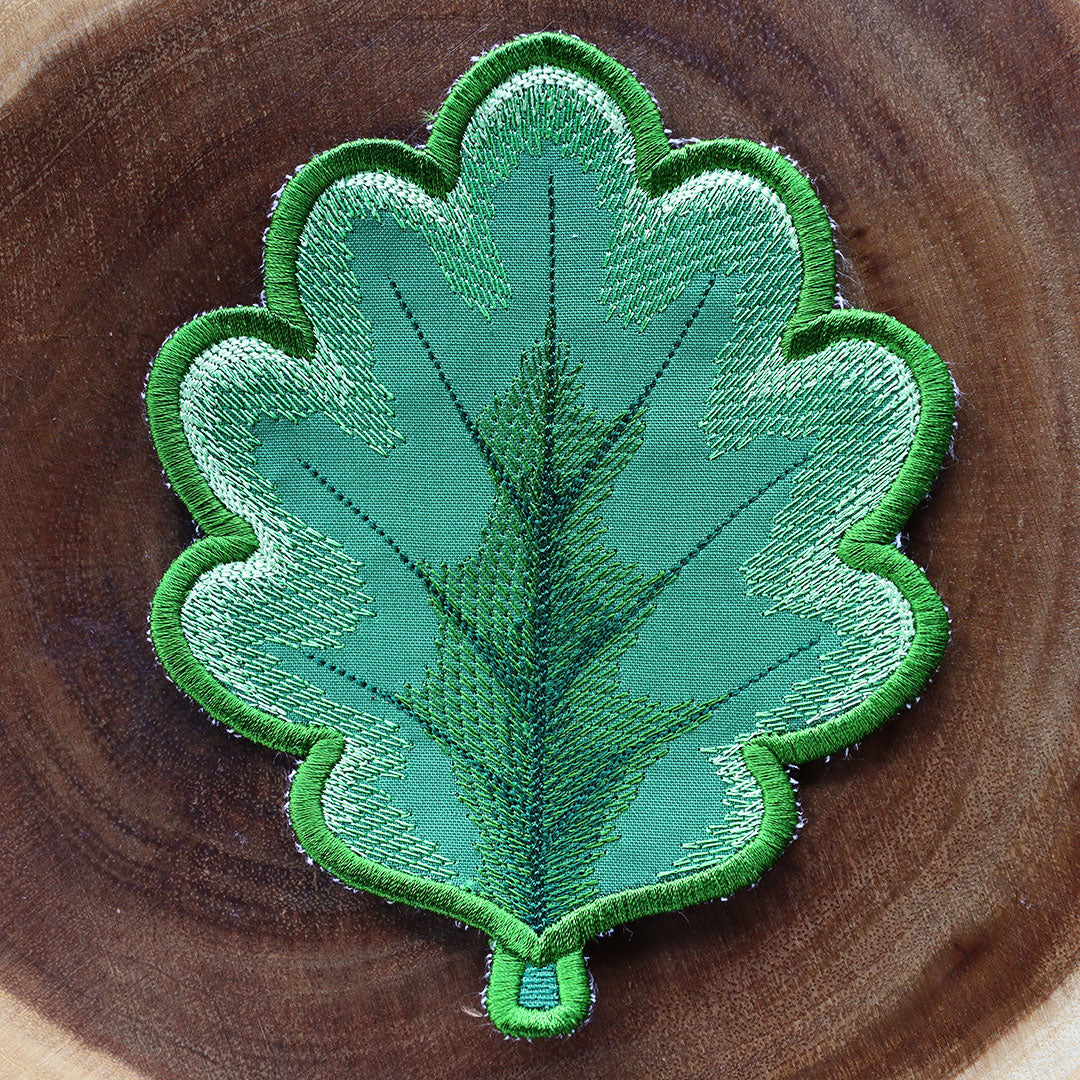 Autumn Oak Leaf Coaster (In-the-Hoop)