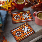 Autumn Quilt Block Mug Rug (In-the-Hoop)